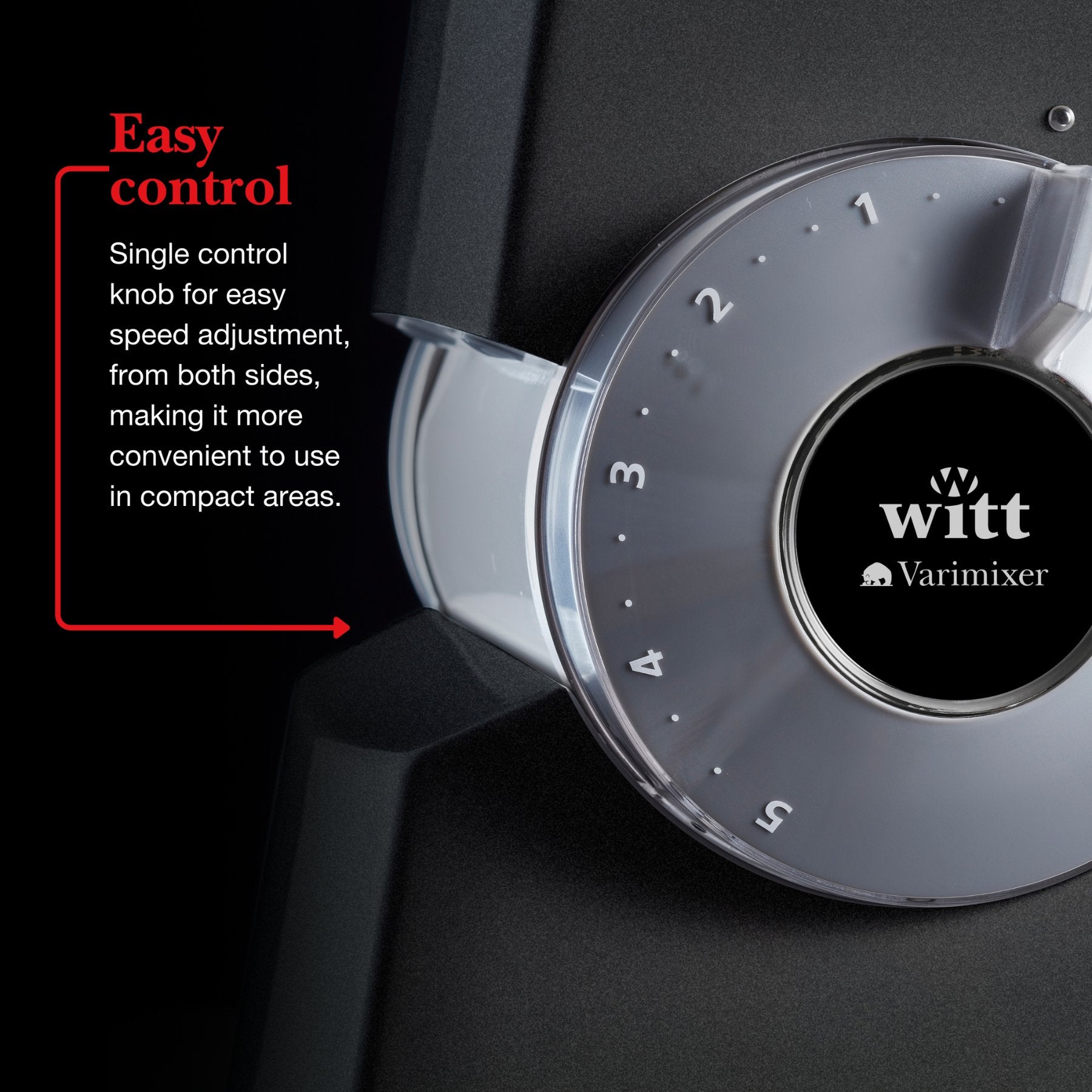 Witt Varimixer TEDDY Stand mixer Matte Black