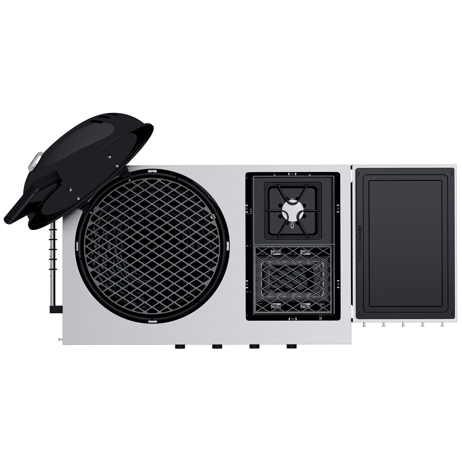 Outdoorchef Lugano 570 G Evo II 30MBAR UK Gas BBQ Black