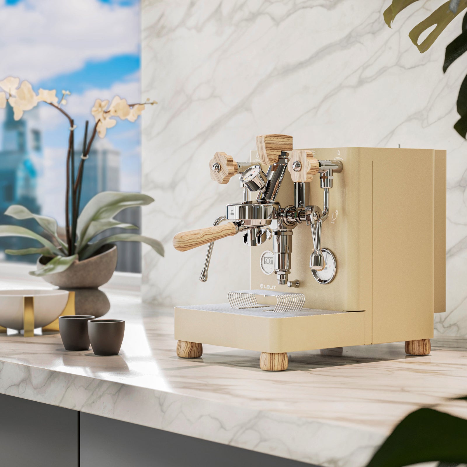 Lelit Bianca Espressomaskine Guld