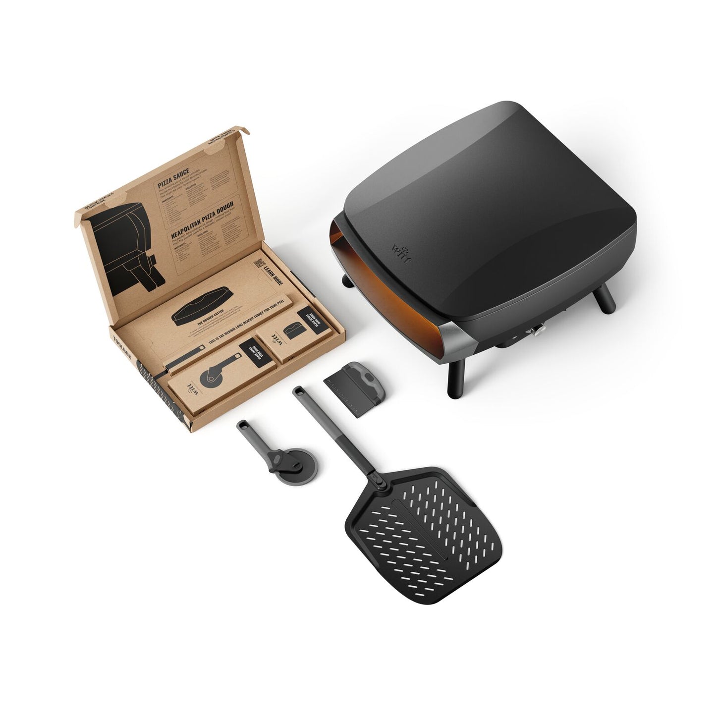 Witt Piccolo Rotante 16" EU Toolbox 3 Pizza oven Black