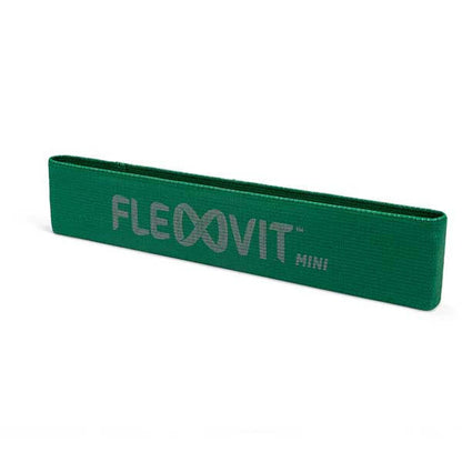 FLEXVIT Retail MINI "FITNESS" Medium Powerband Grøn Elastisk Minibånd Grøn