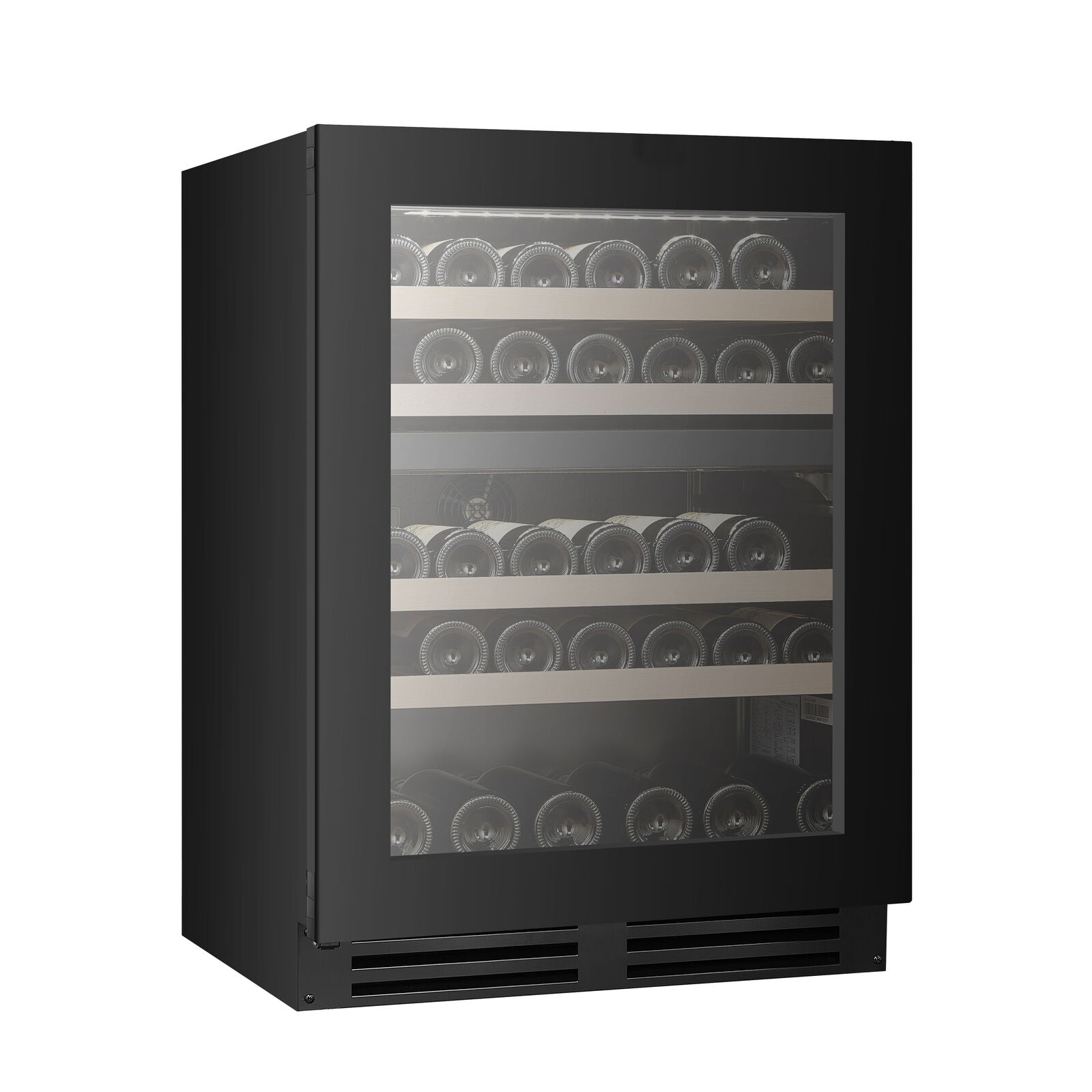 Witt Wine WU6082T2-2B39 integroitava viinikaappi, musta