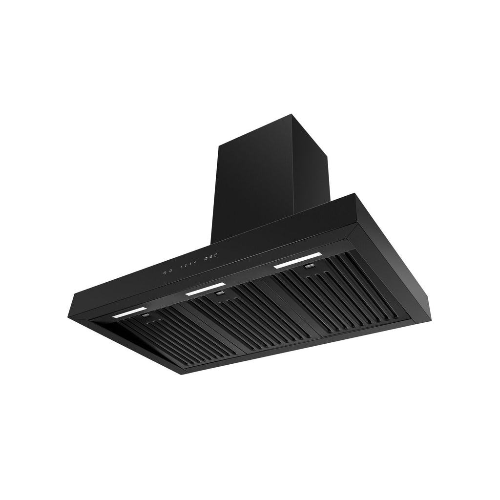 Witt Cross 90 BN Wall hanging hood Black