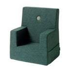 By KlipKlap KK Kids Chair Deep Green w. Light Green