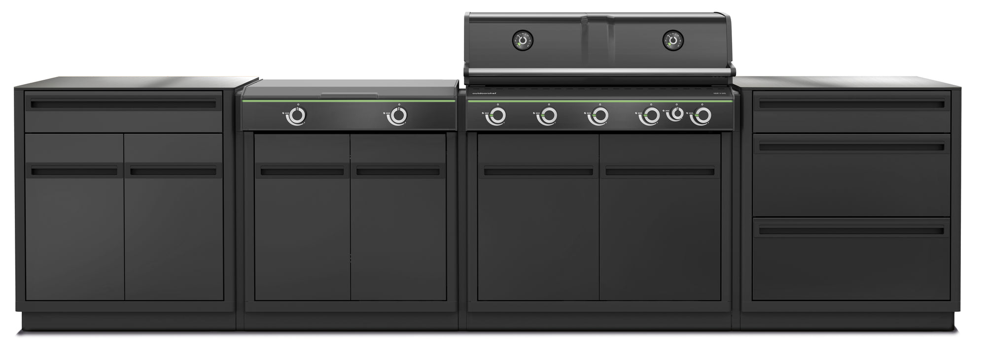 Outdoorchef KITCHEN HEAT X-515/245 - EDELST - Part 1 Gas BBQ Black