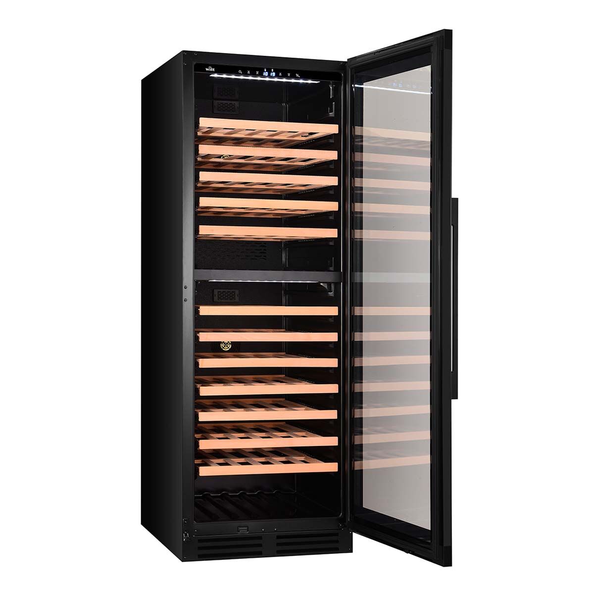 Witt WCF60172-2BG Fritstående vin Køleskab Sort