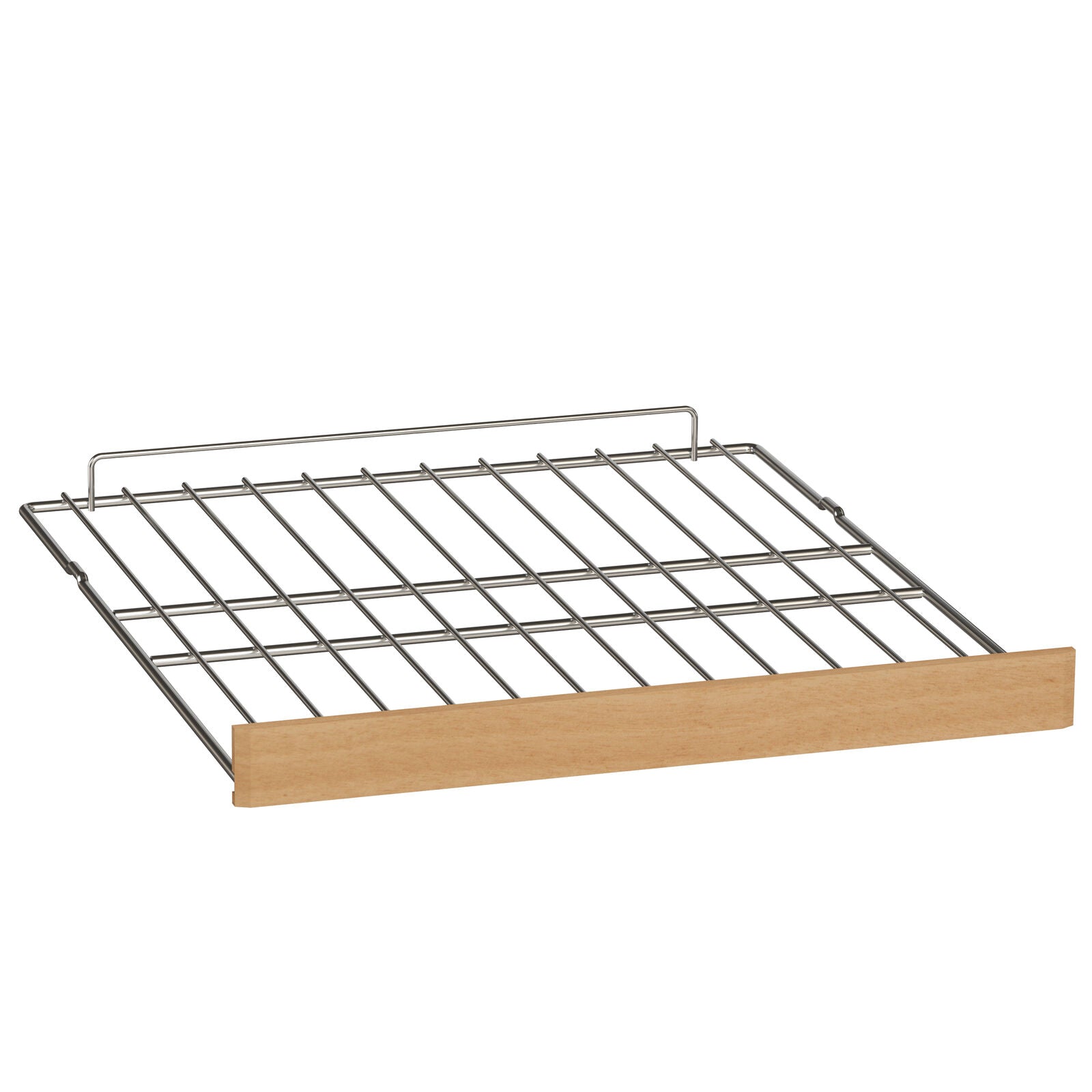 Liebherr Metal shelf with wooden front, height-adjustable