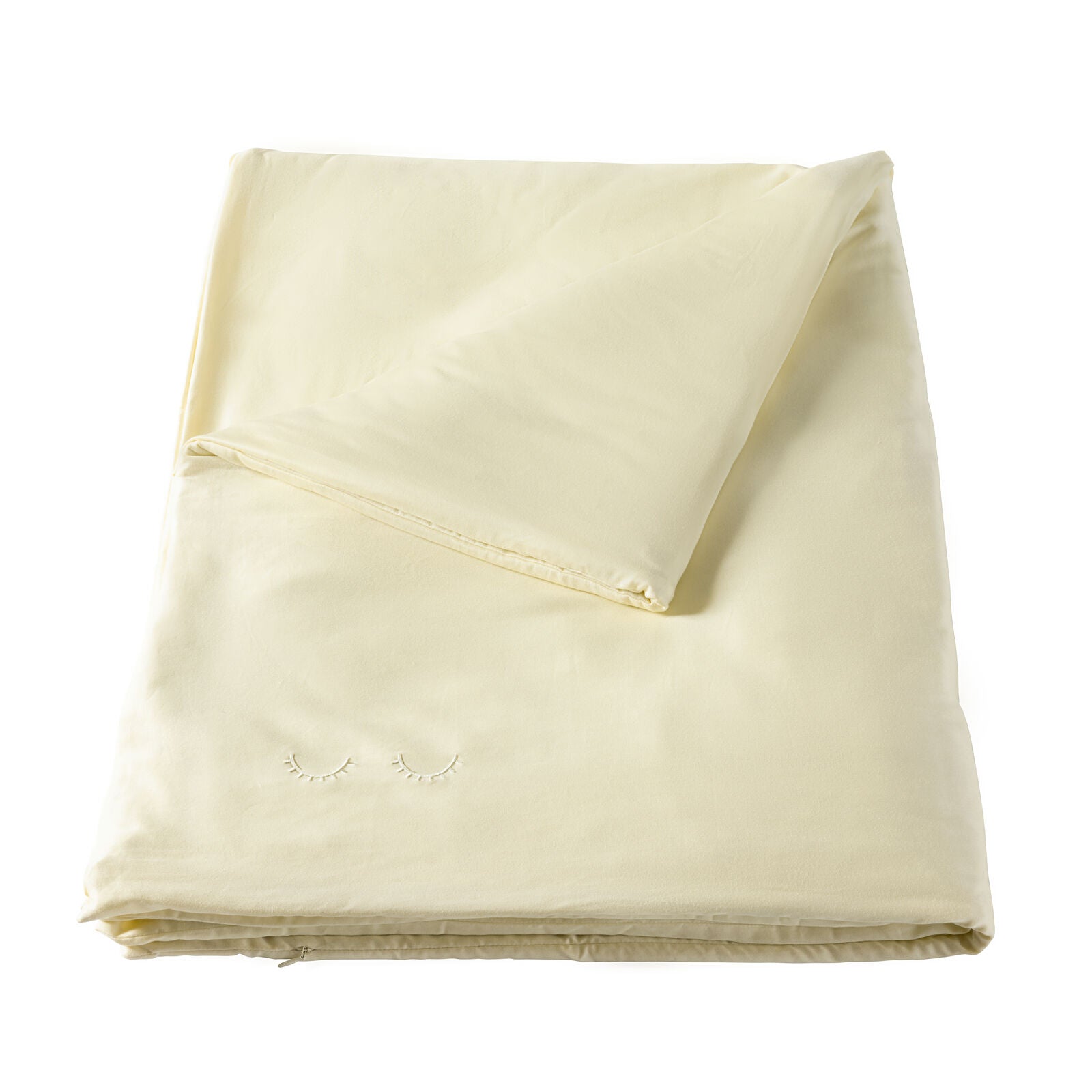 Membantu Organic Junior Duvet Cover Pale Yellow