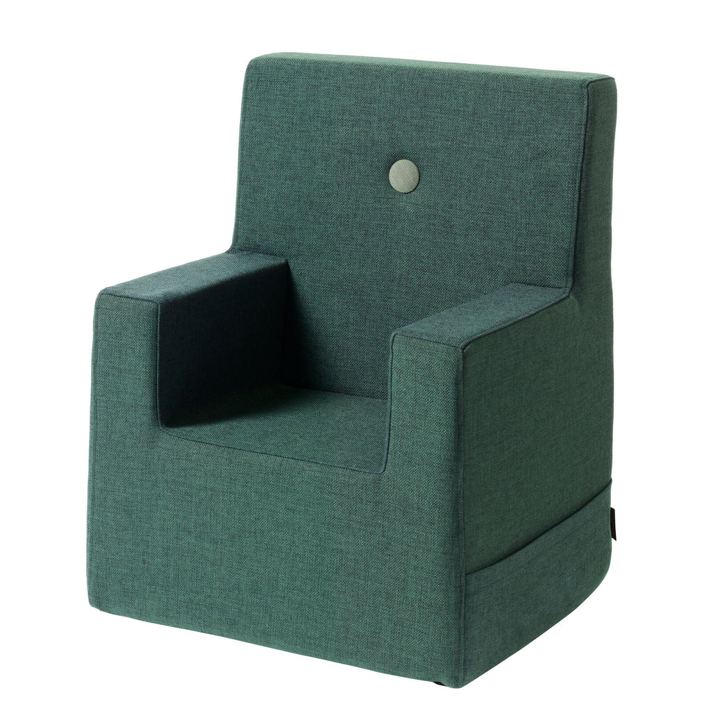 By KlipKlap KK Kids Chair XL Deep Green w. Light Green