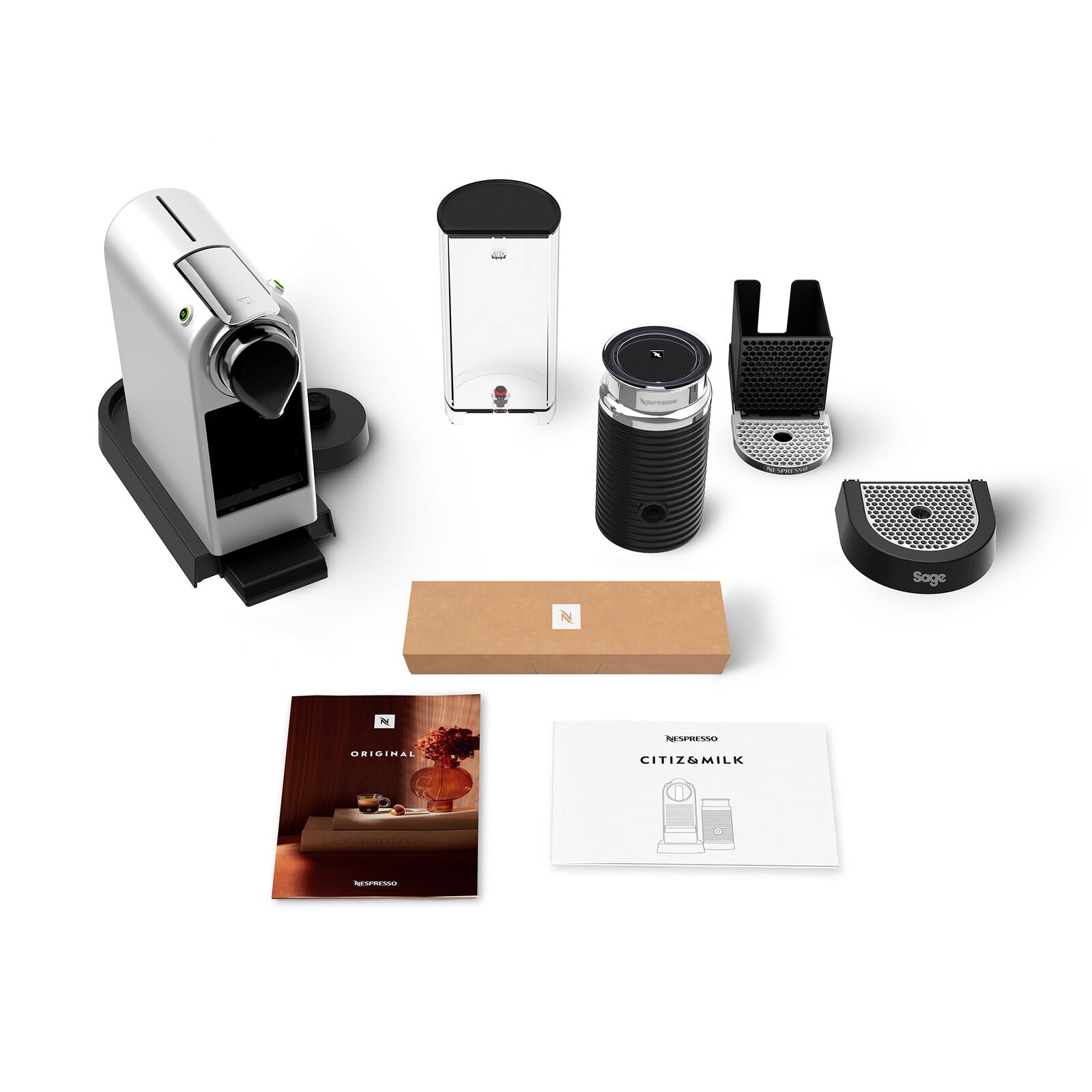SEC 660 SIL Nespresso CitiZ & Milk - Silver