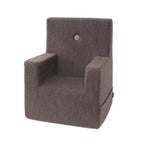 By KlipKlap KK Kids Chair XL Brown bouclé w. sand