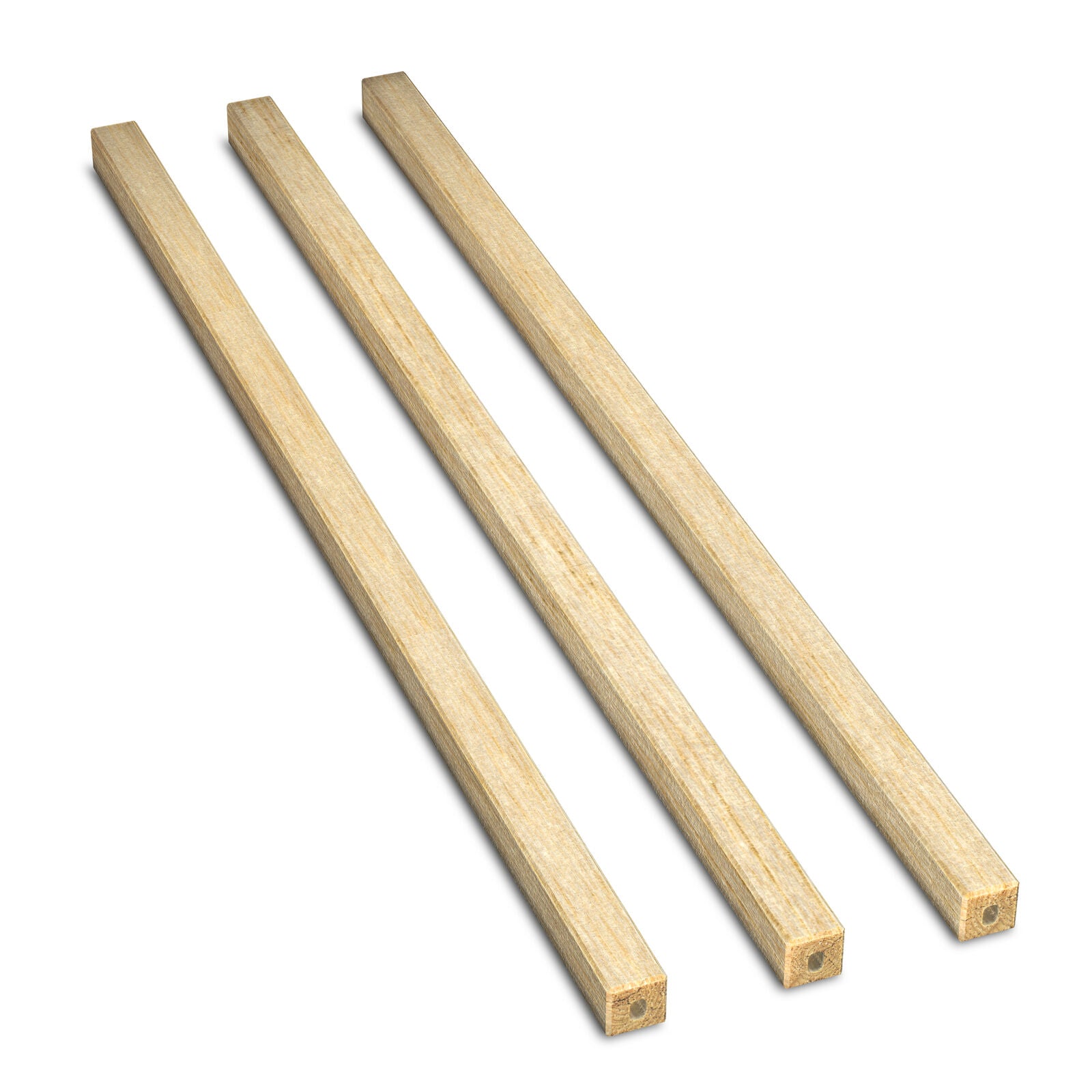 Liebherr Set of 3 bars for wooden shelf Oak