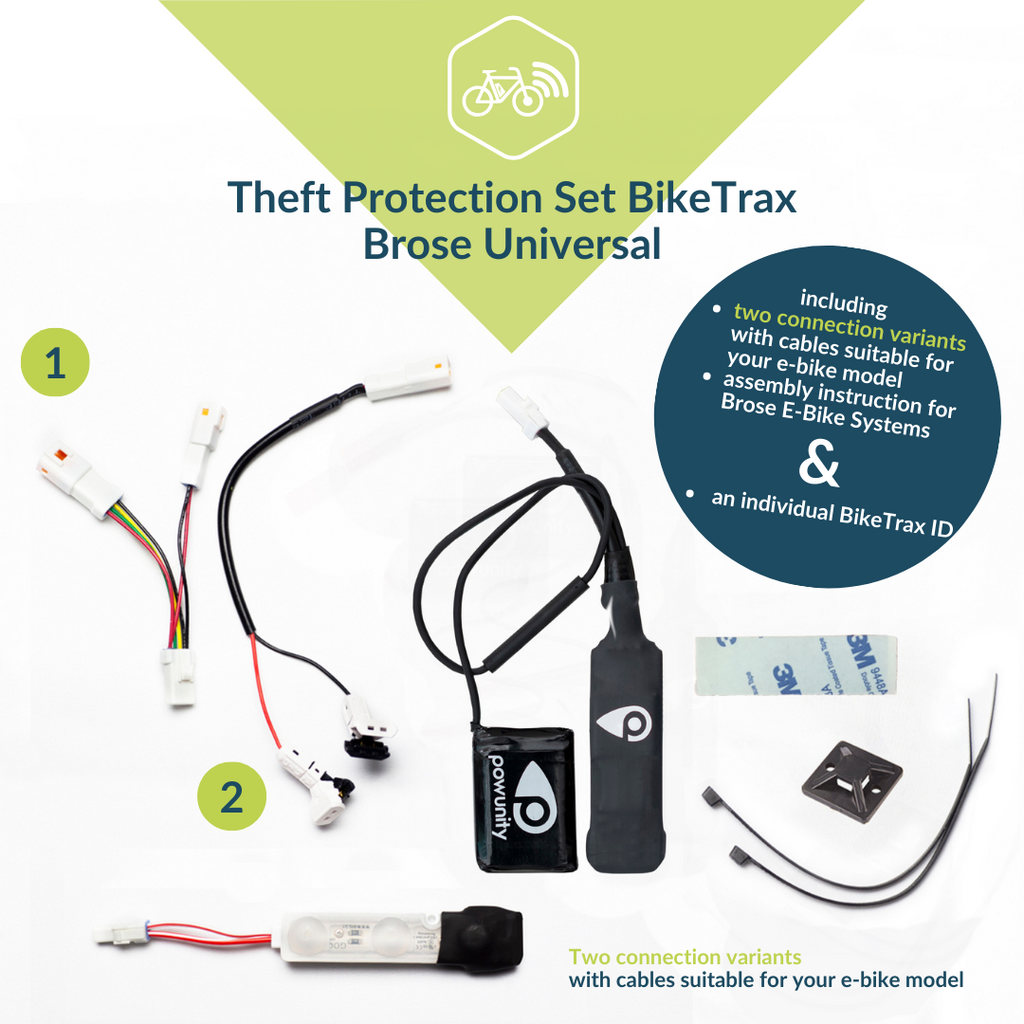 Powunity BikeTrax 4G Brose Universal  Black