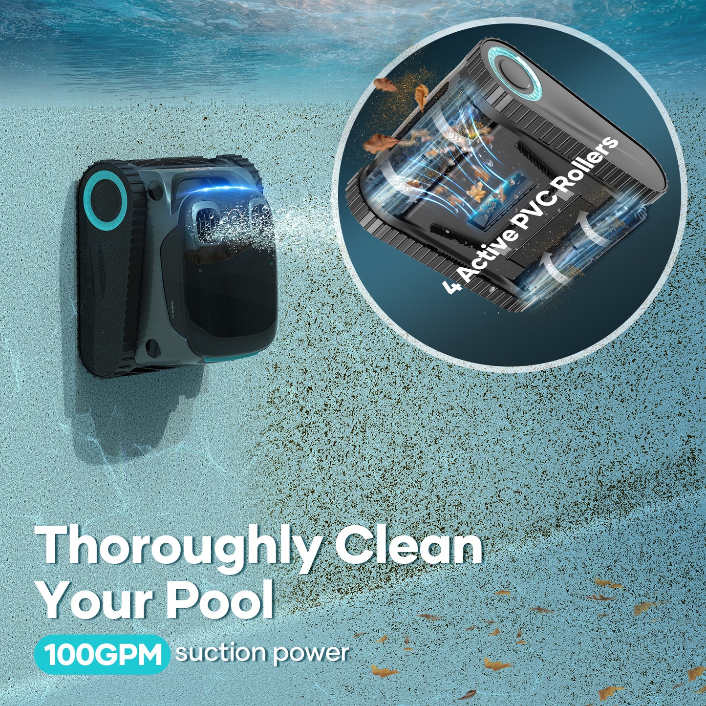 Aiper Scuba S1 Pro Trådløs poolrenser Grå