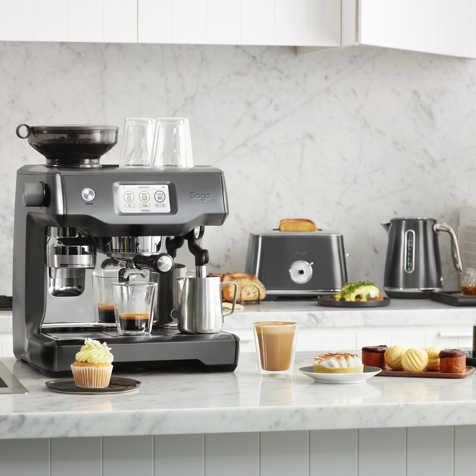 Sage SES 990 BST Espressomaskine Sort stål