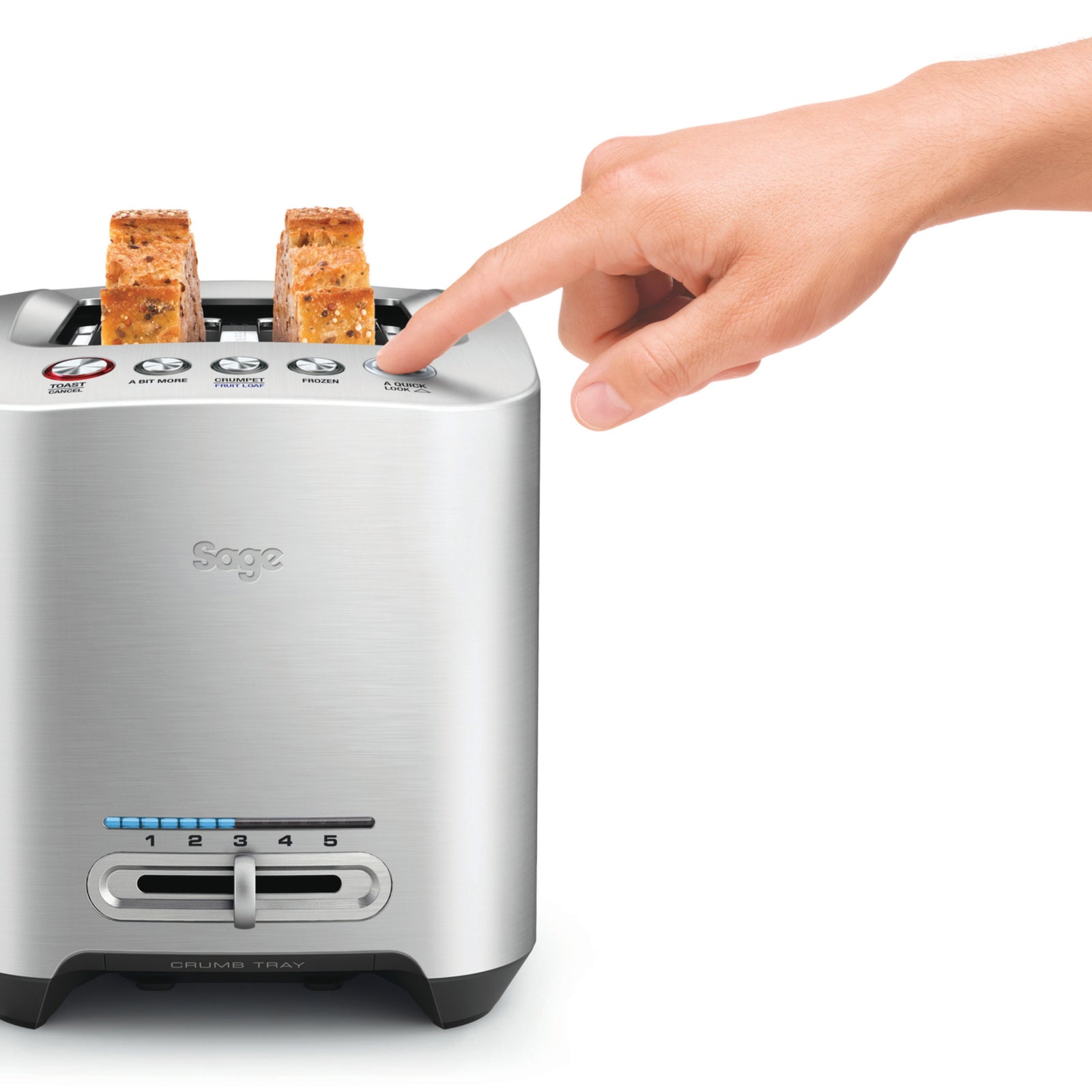 Sage STA 825 Toaster Silver