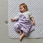 By KlipKlap Play Blanket Emil Stripe Steel Grey