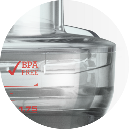 Ultra-durable BPA-free* bowl and lid