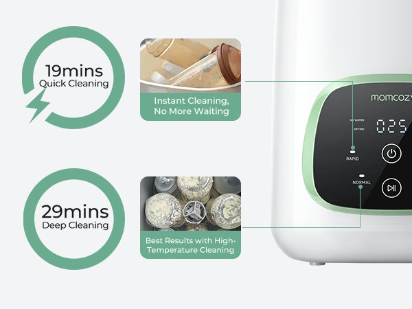 Momcozy KleanPal Pro Vauvan Tuttipullon Pesulaite