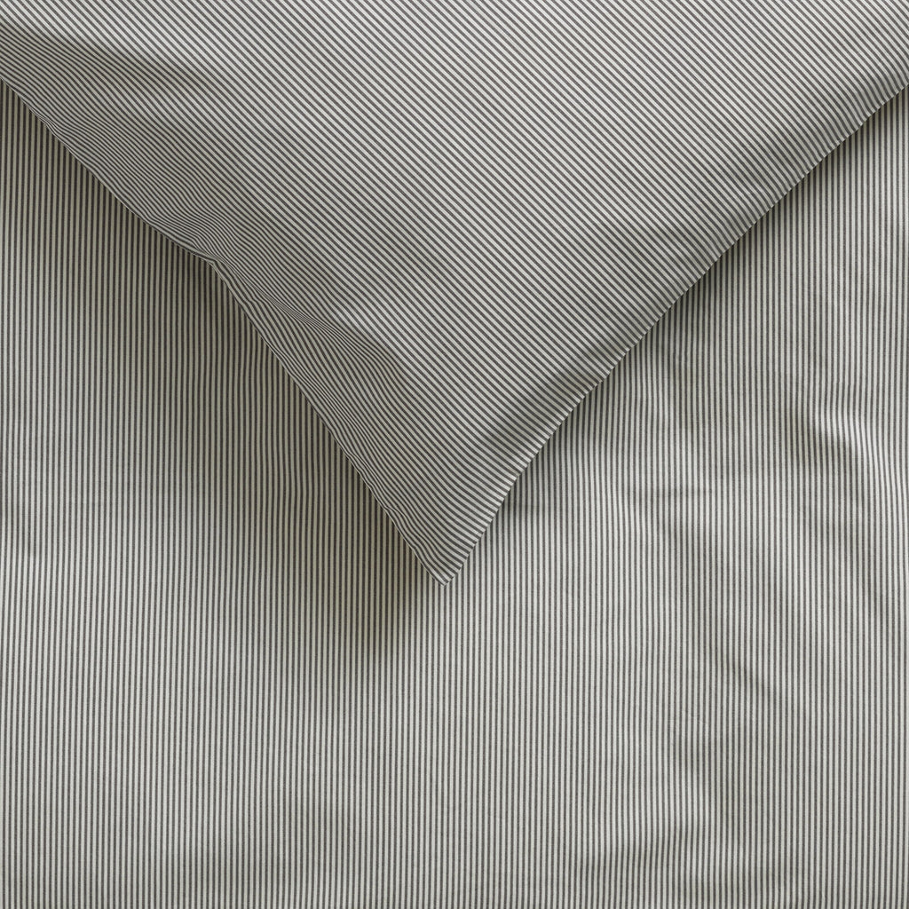 By KlipKlap Bed Linen Baby Emil Stripe Steel Grey