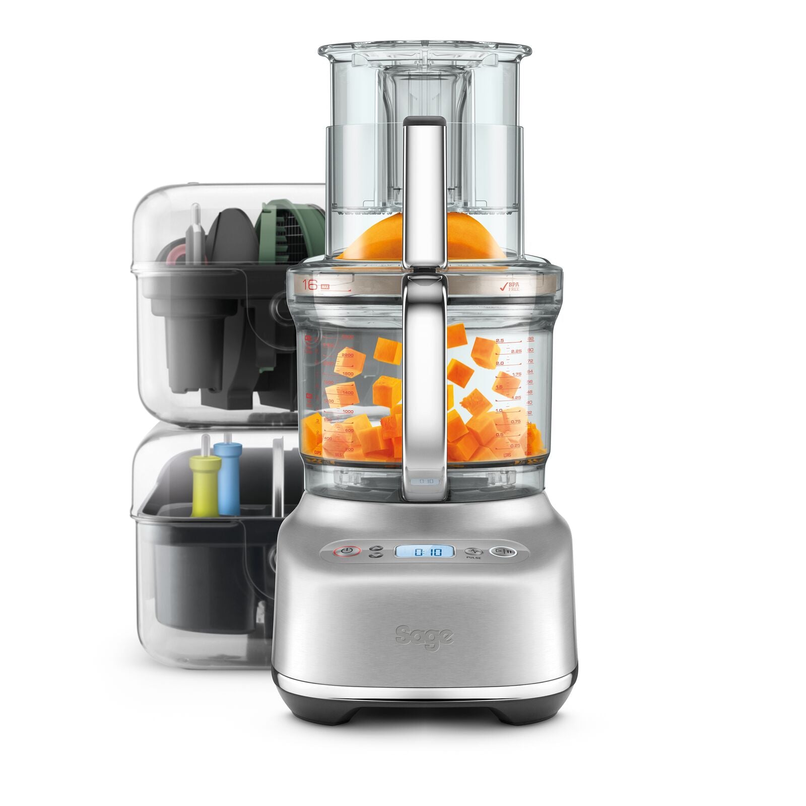 Sage SFP 838 BSS Food processor Brushed Stainless Steel