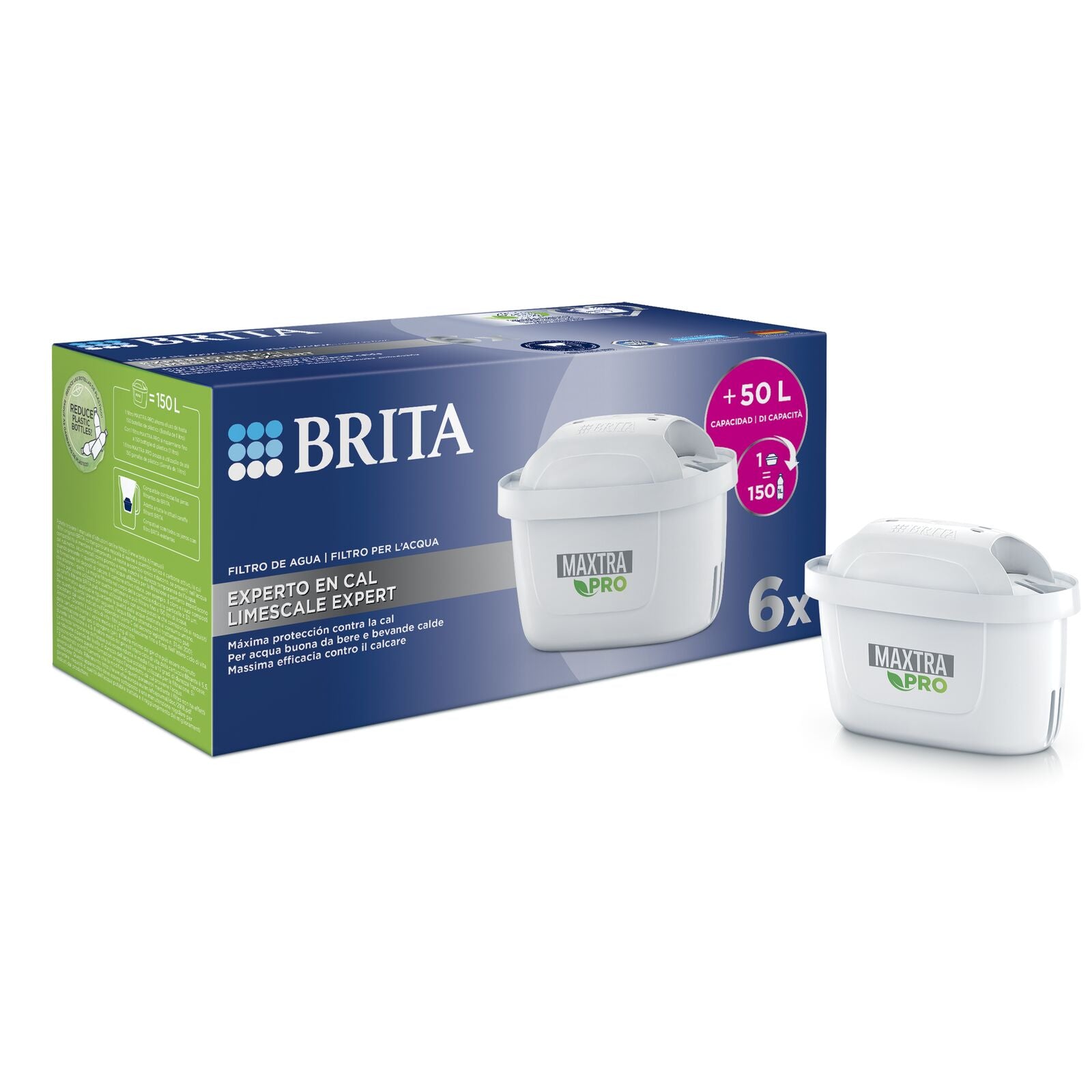 Brita Pack 6 Limescale Expert Waterfilter