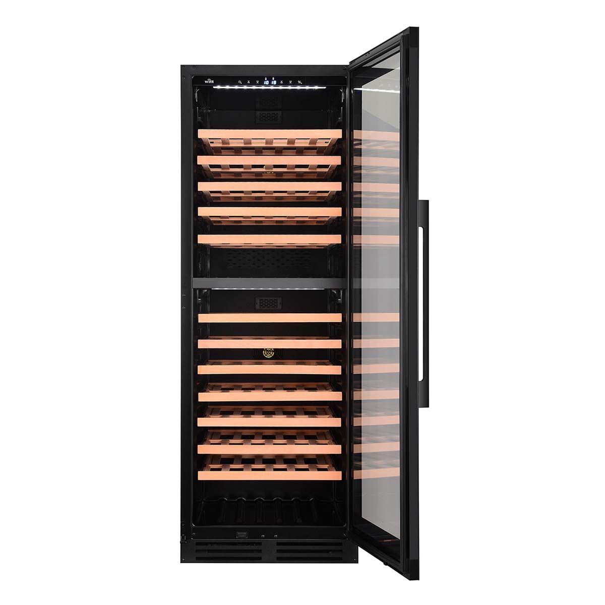 Witt WCF60172-2BG Fritstående vin Køleskab Sort