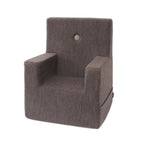 By KlipKlap KK Kids Chair XL Brown bouclé w. sand