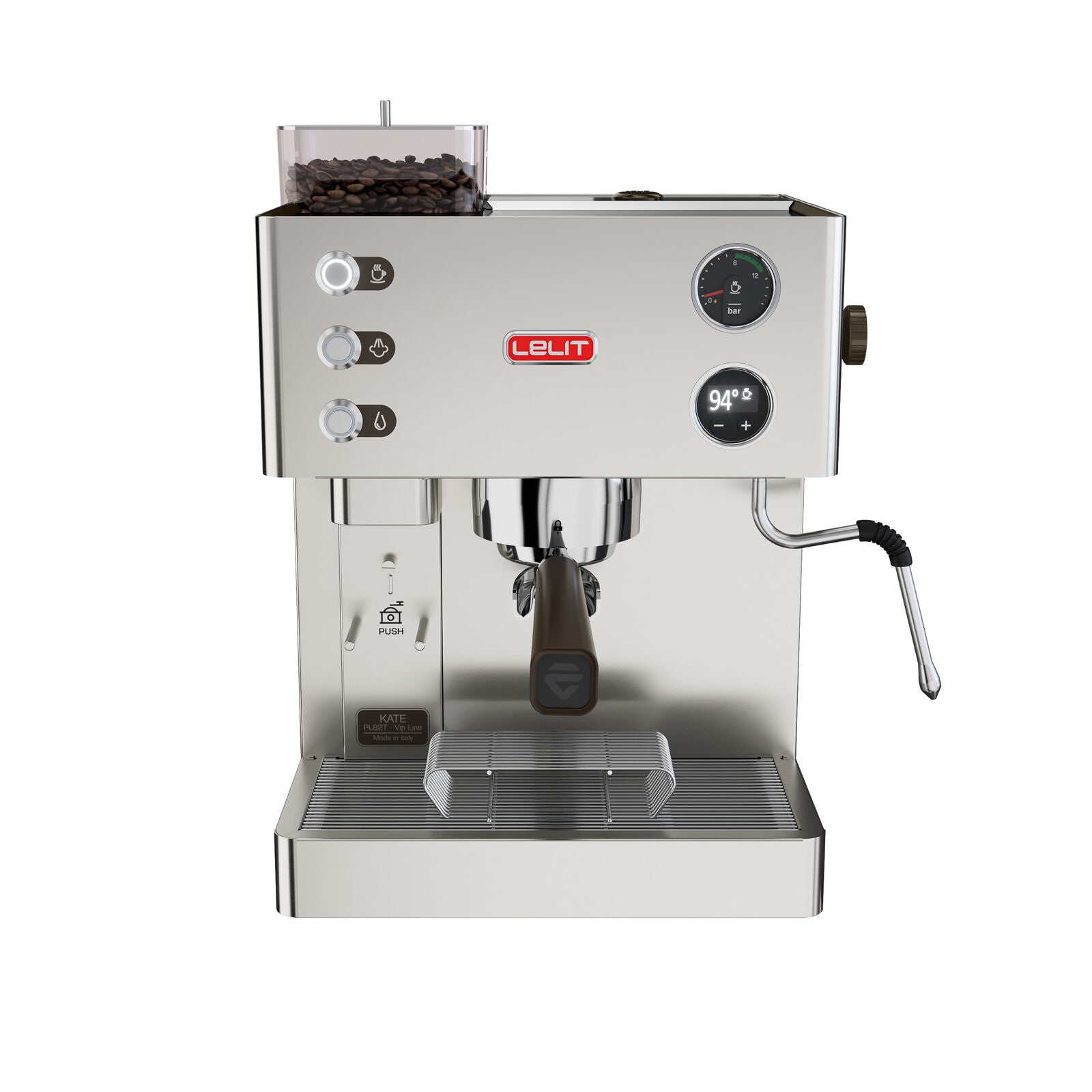 Lelit Kate - PL82T Espressomaskine Børstet Rustfrit Stål