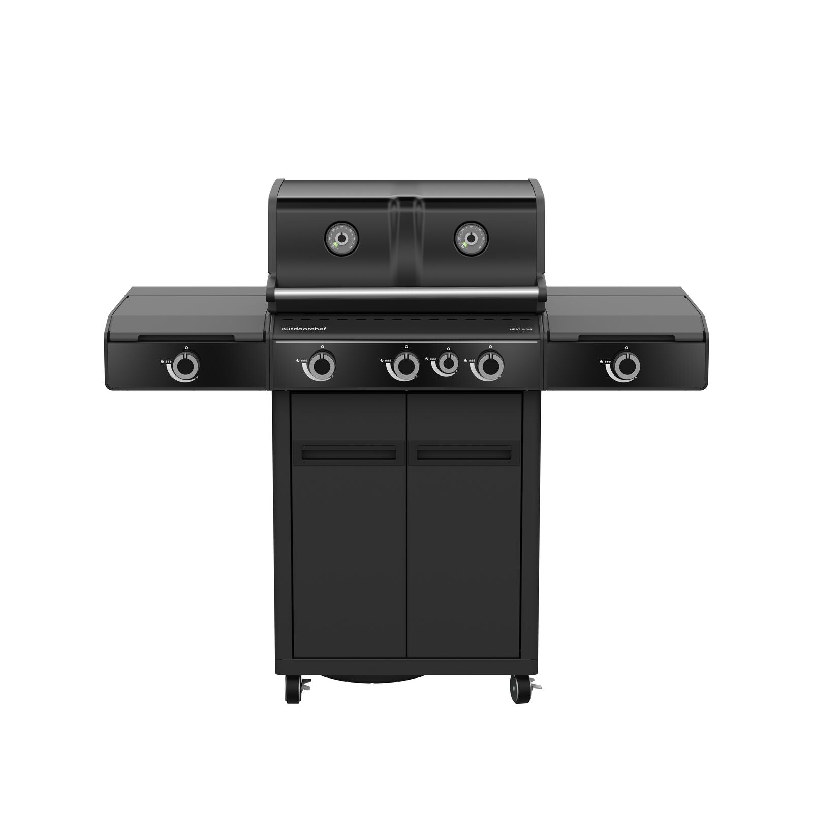 Outdoorchef BBQ station heat X-345 30MBAR UK Gas BBQ Black