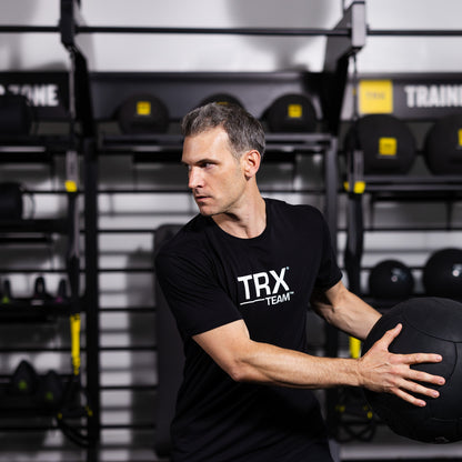 TRX Medicine Ball HexGrip, 35 cm, 10 kg Medicine ball Black
