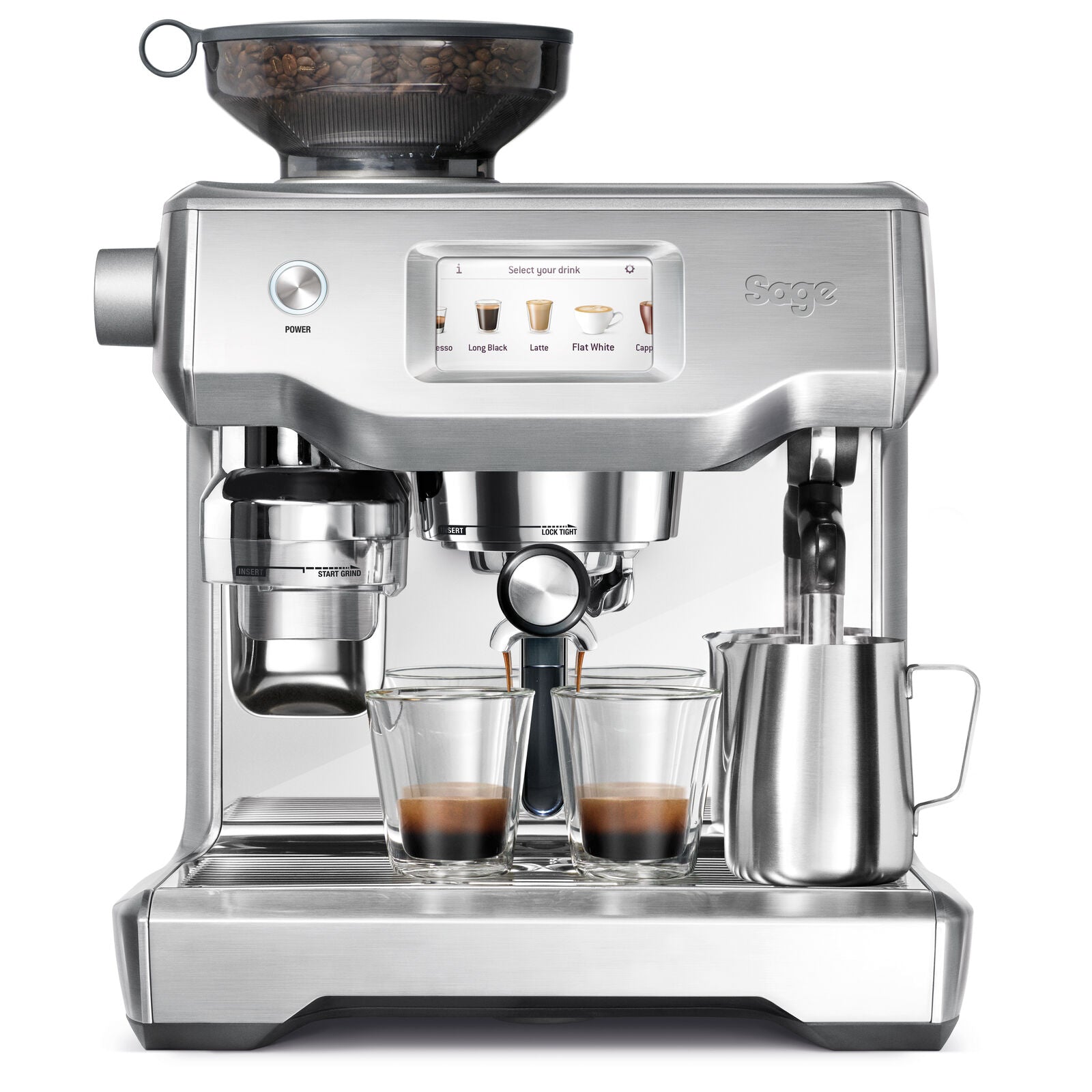 Sage SES 990 BSS Espressomaskine Børstet stål