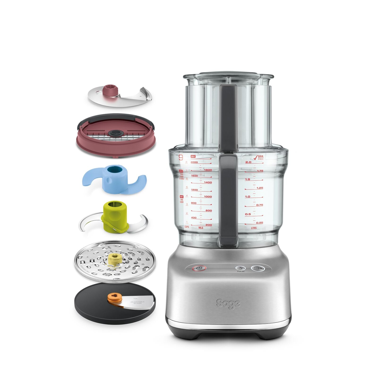 Sage SFP 638 BSS Food processor Brushed Stainless Steel