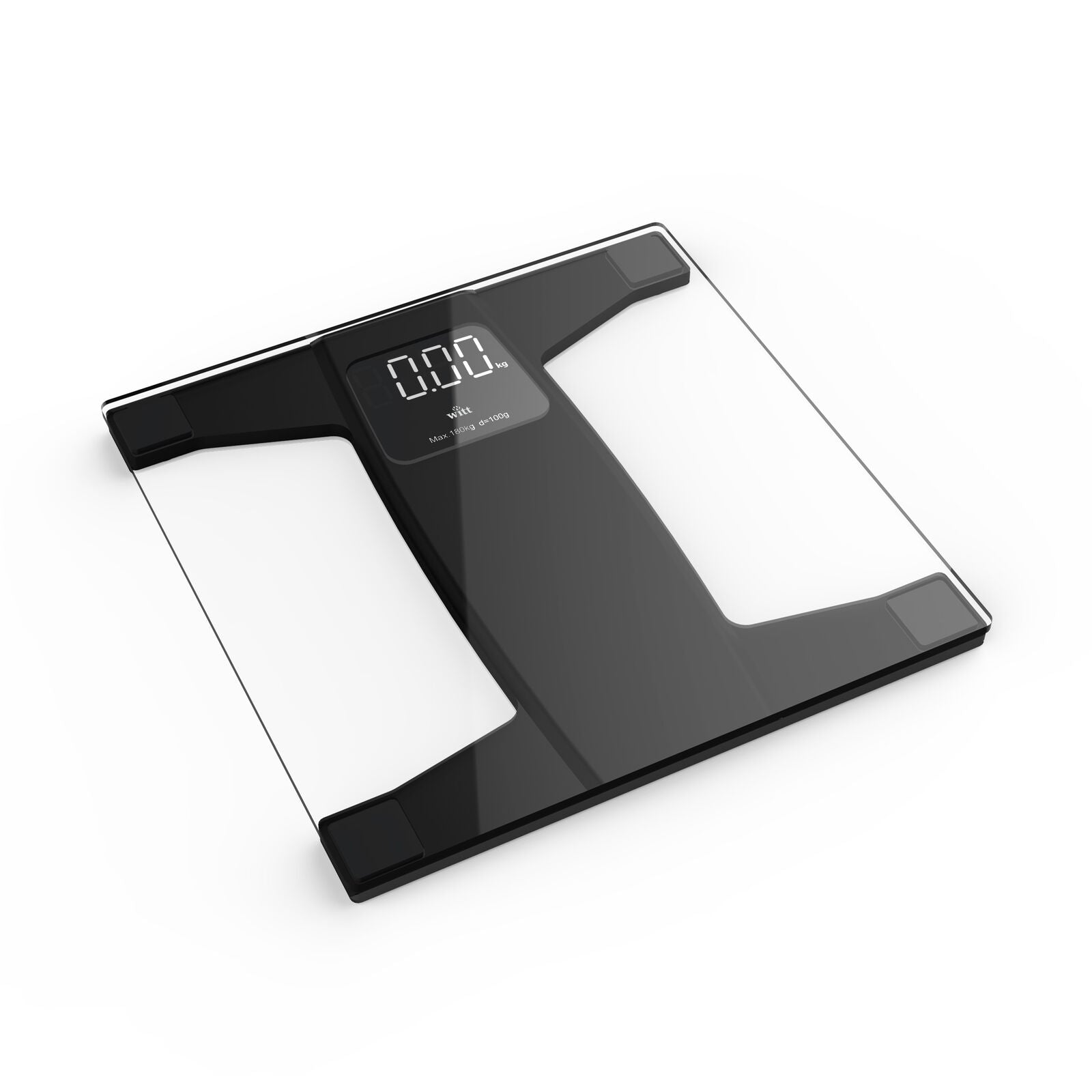 Witt Personal Scale Glass Black Personal scale Black