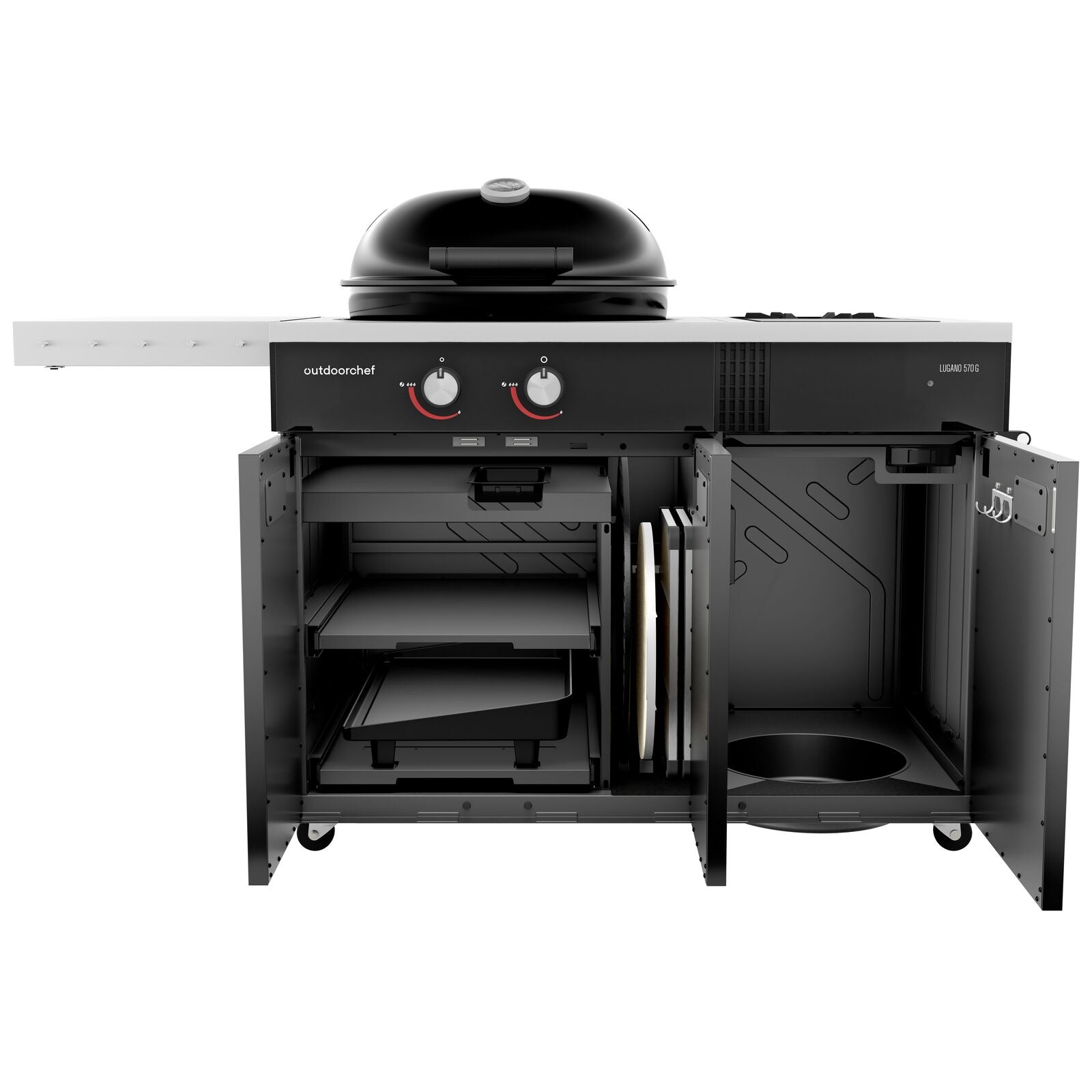 Outdoorchef LUGANO 570 G EVO II 30MBAR Gas BBQ Black
