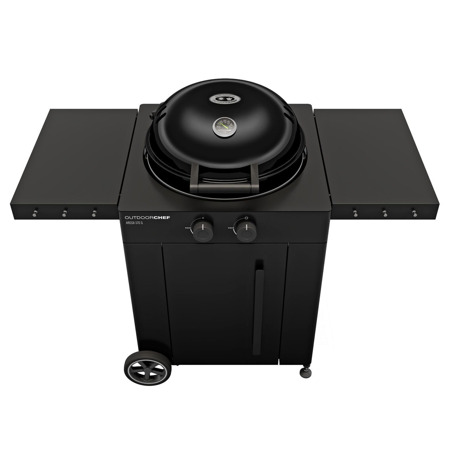 Outdoorchef Arosa 570 G Evo plus black 30MBAR UK Gas BBQ Black