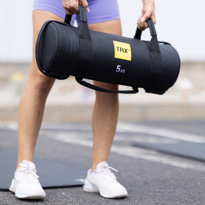 TRX Power Bag, HexGrip 10 kg Sandbags and Powerbags Black