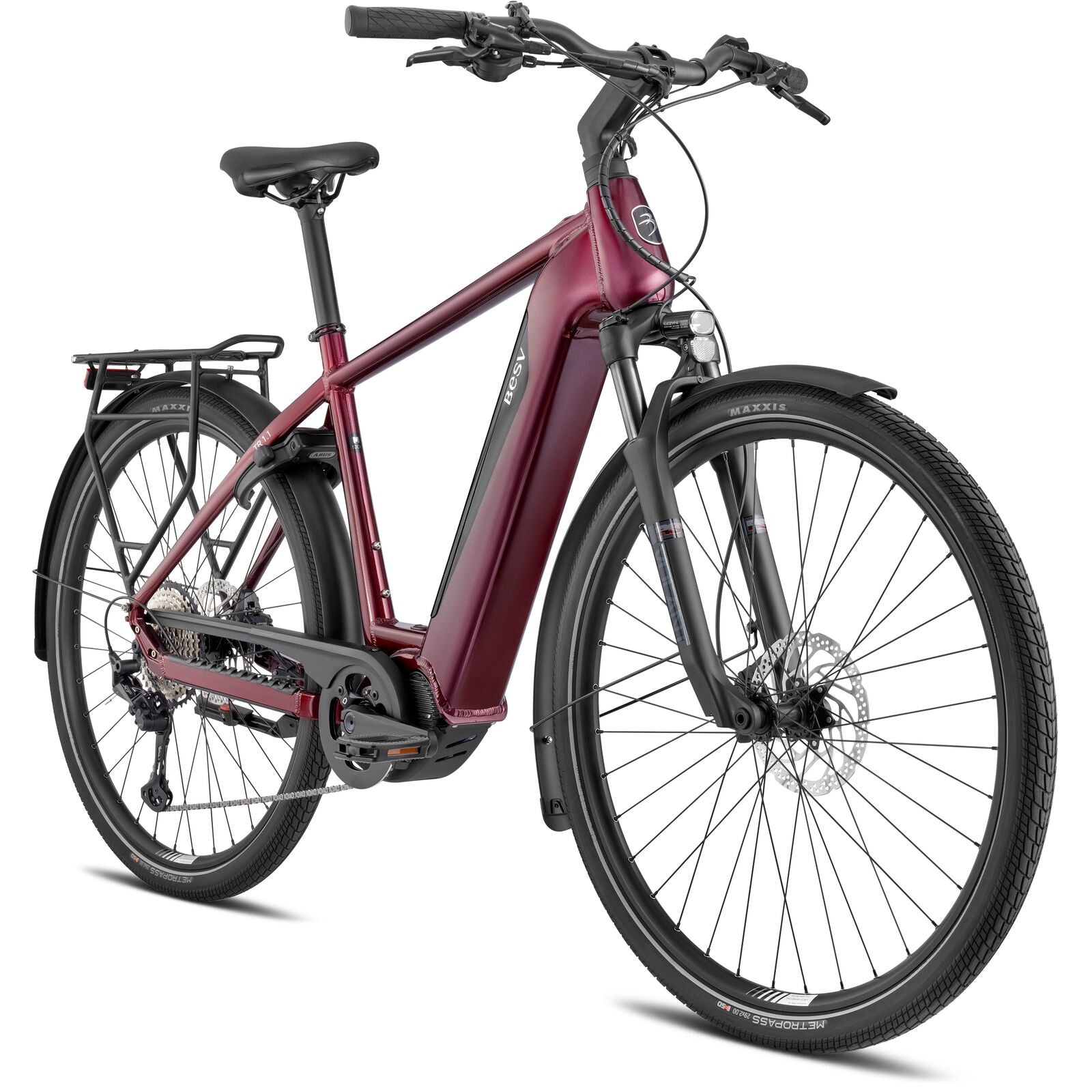 BESV TR 1.1 MY22 Step Over 560 Large Trekking Burgundy Gloss