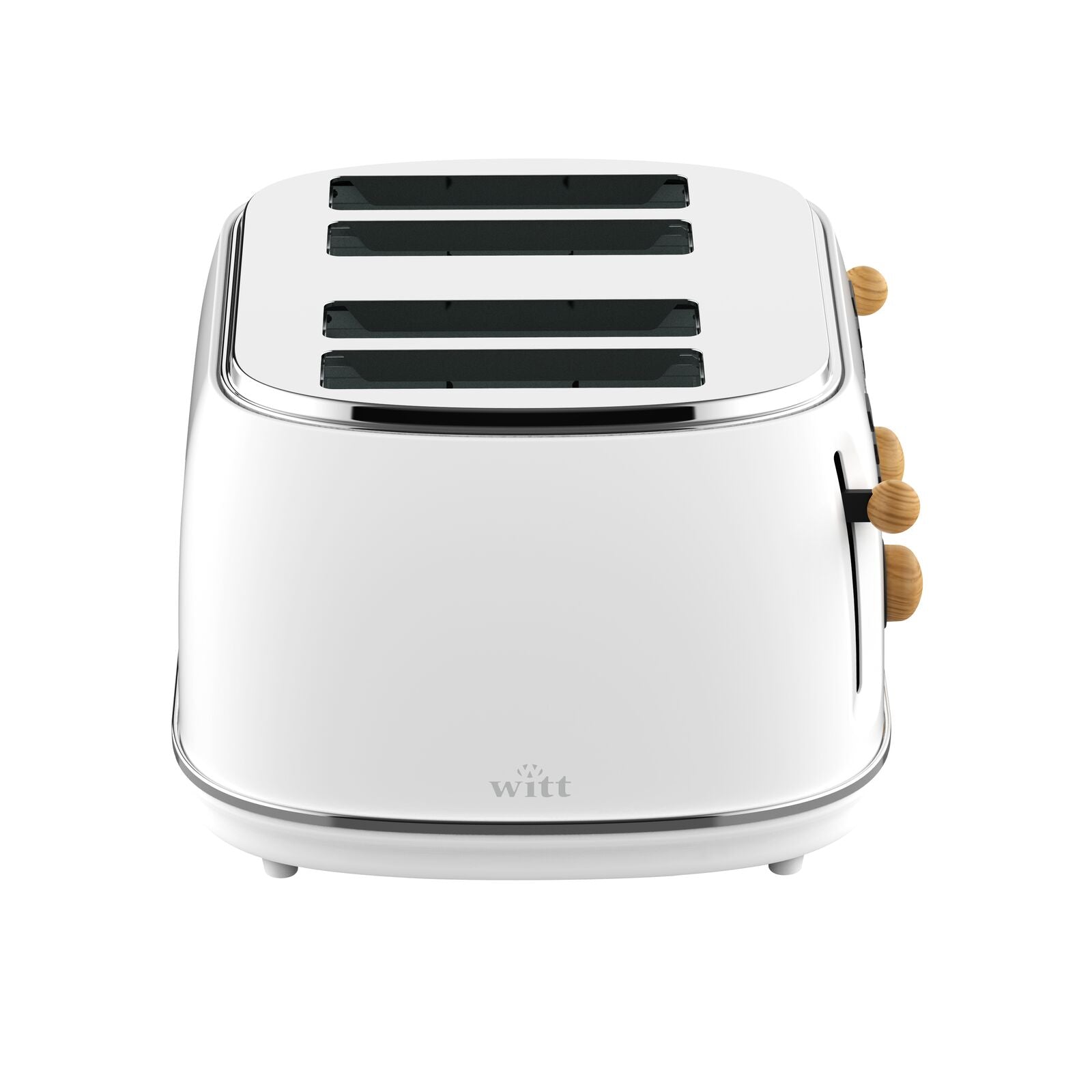Witt Premium 4-slice Wood Toaster White