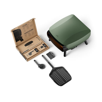 Witt Piccolo Rotante 16" EU Toolbox 3 Pizza oven Green