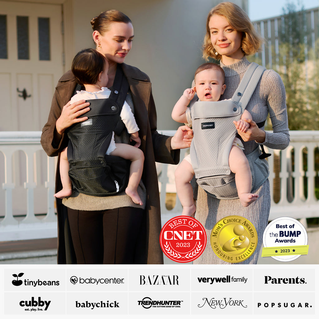 Momcozy Bæresele Air Mesh Hoftebærer Grå