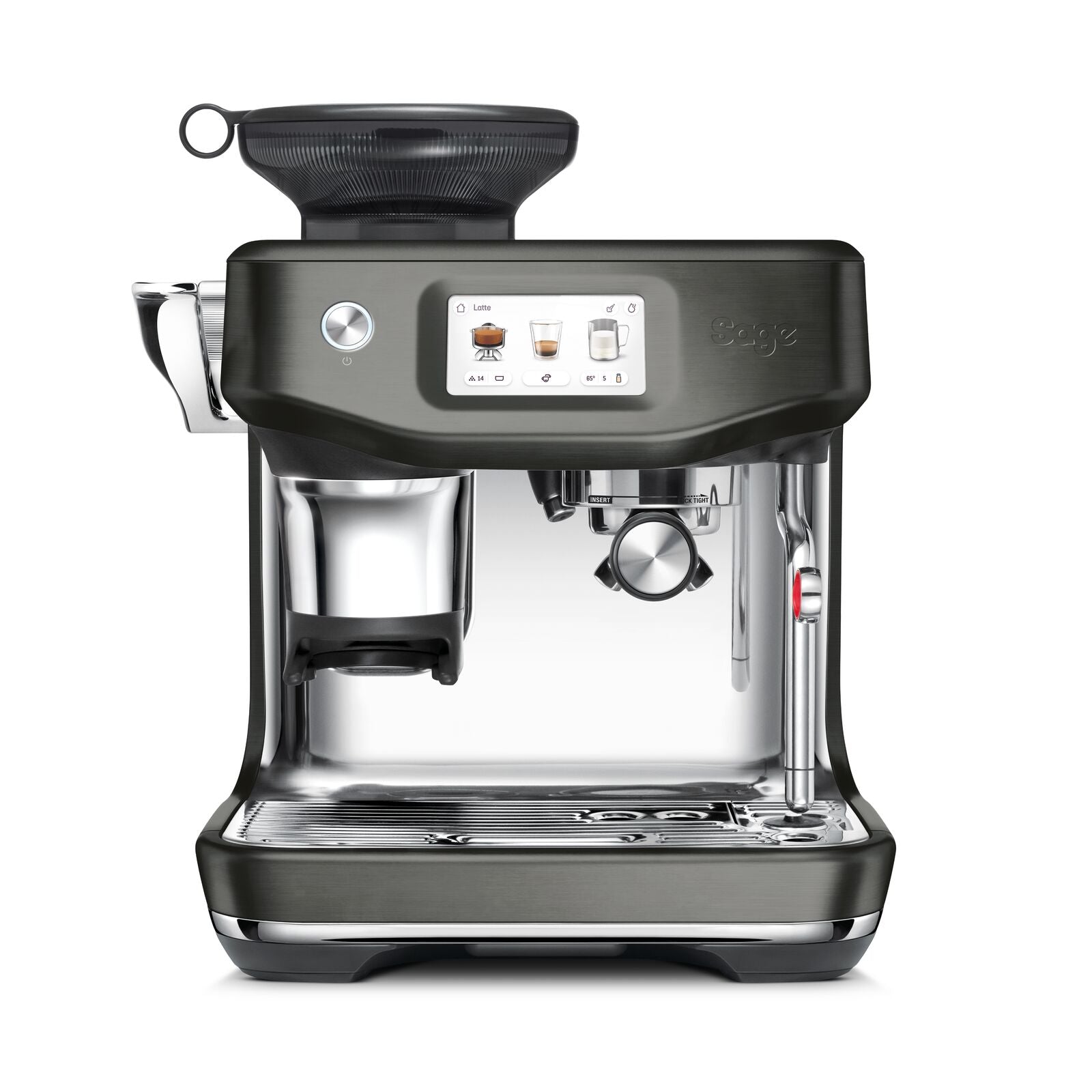 Sage SES 882 BST Barista Touch Impress Cold espressomaskine Sort rustfrit stål