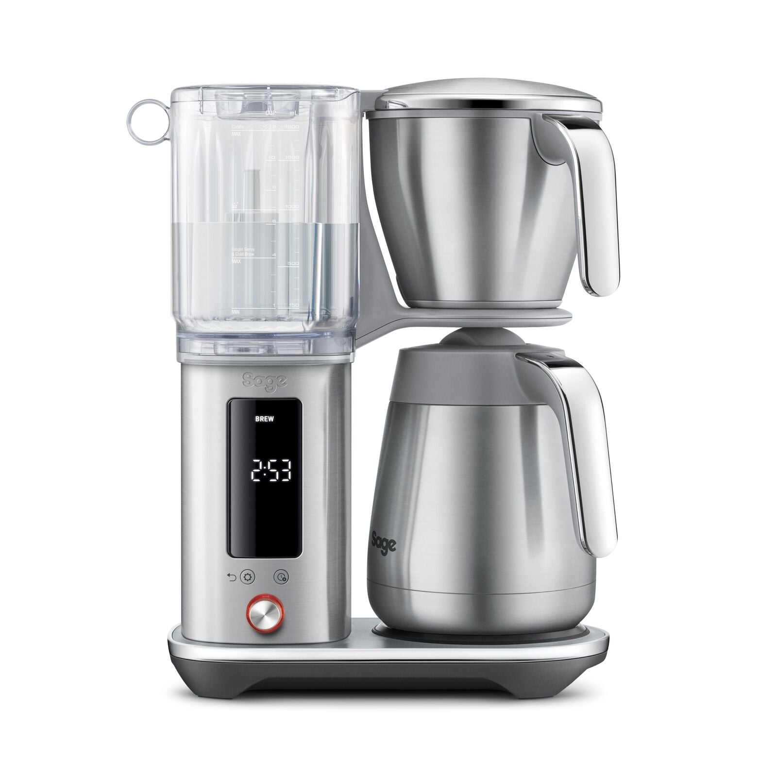 Sage SDC 465 BSS Luxe Brygger Termokaffemaskine Børstet Rustfrit Stål