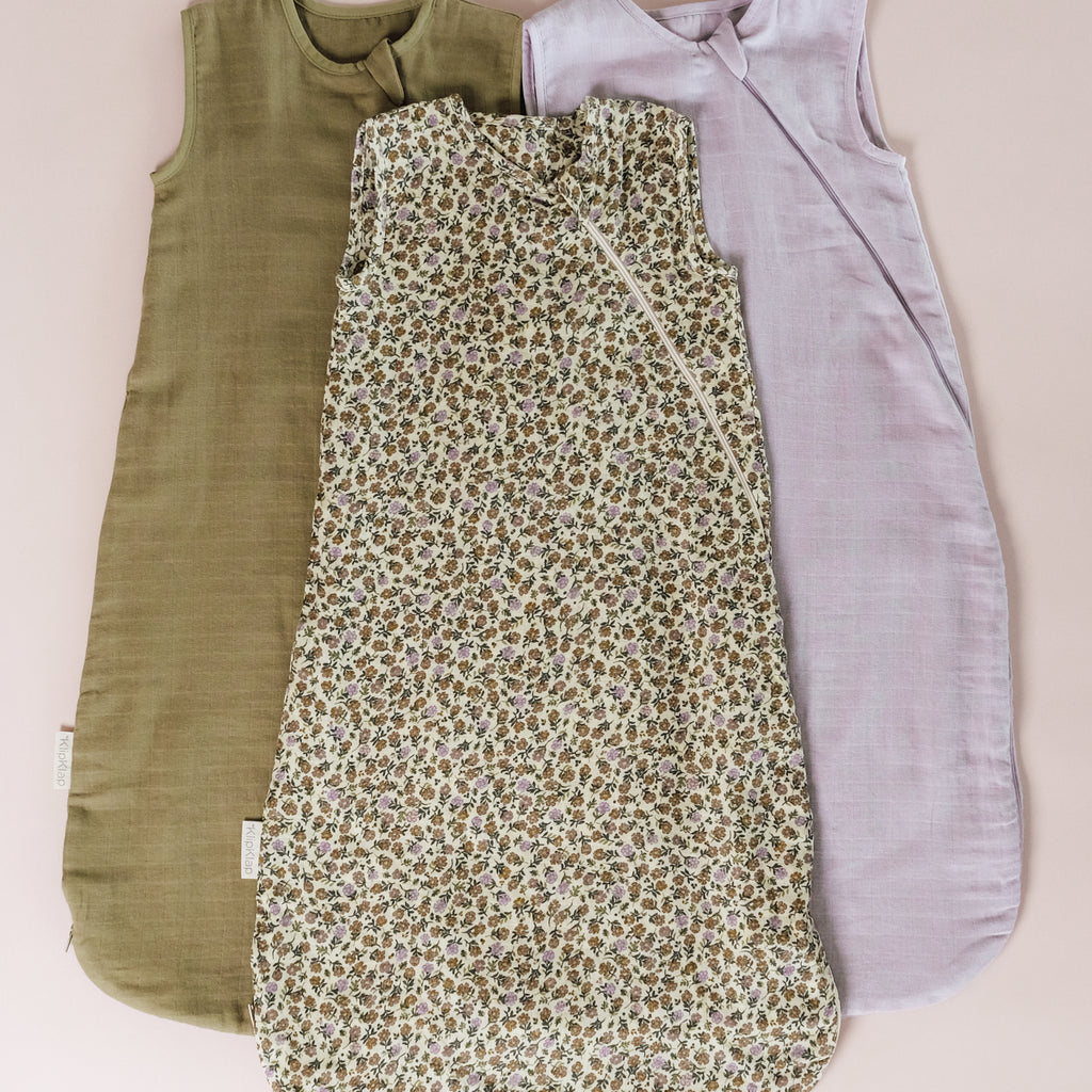 By KlipKlap Sleeping Bag Wild Flower Lilac