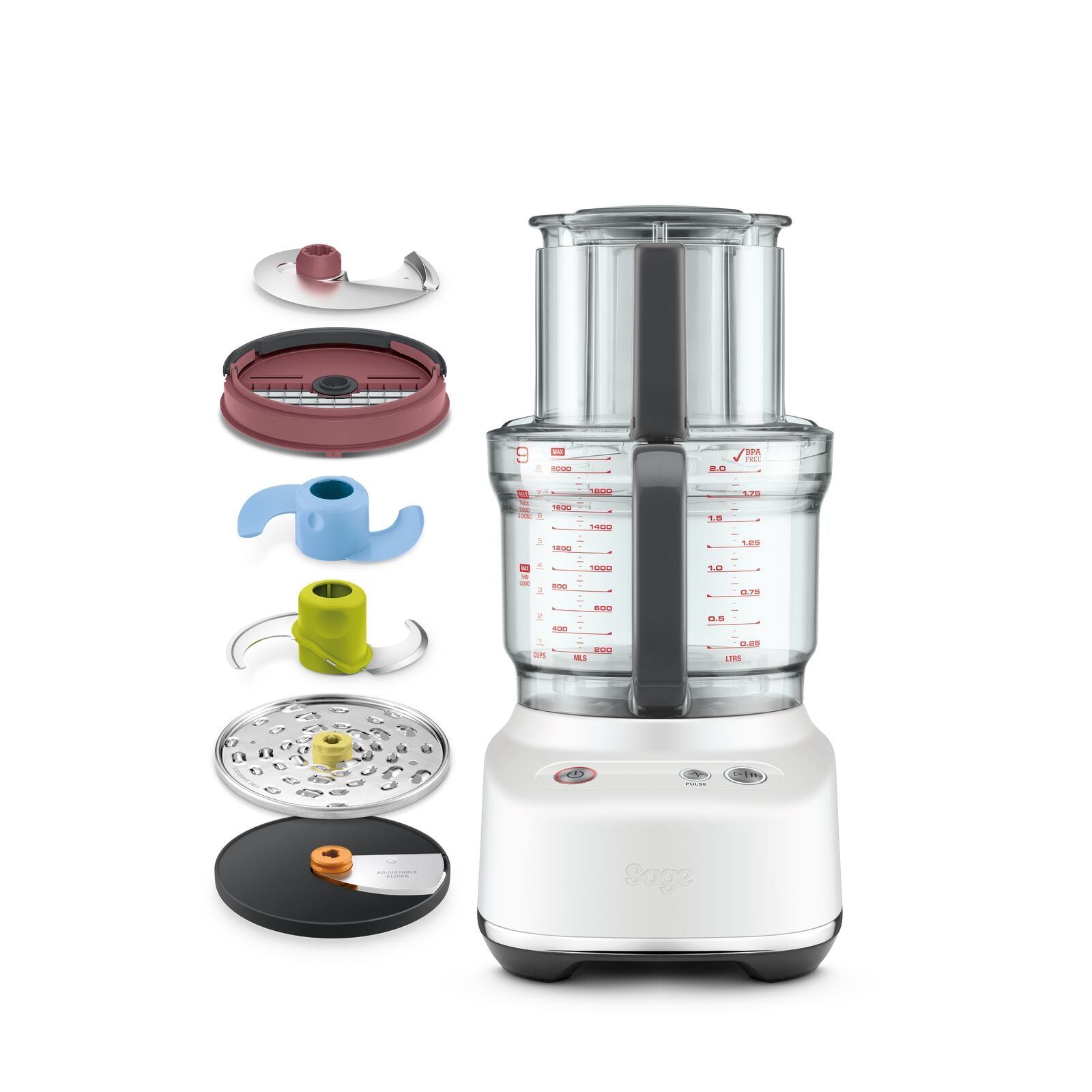 Sage SFP 638 SST Food processor Sea Salt White