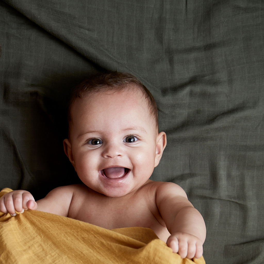 By KlipKlap Bed Sheet Baby Ochre