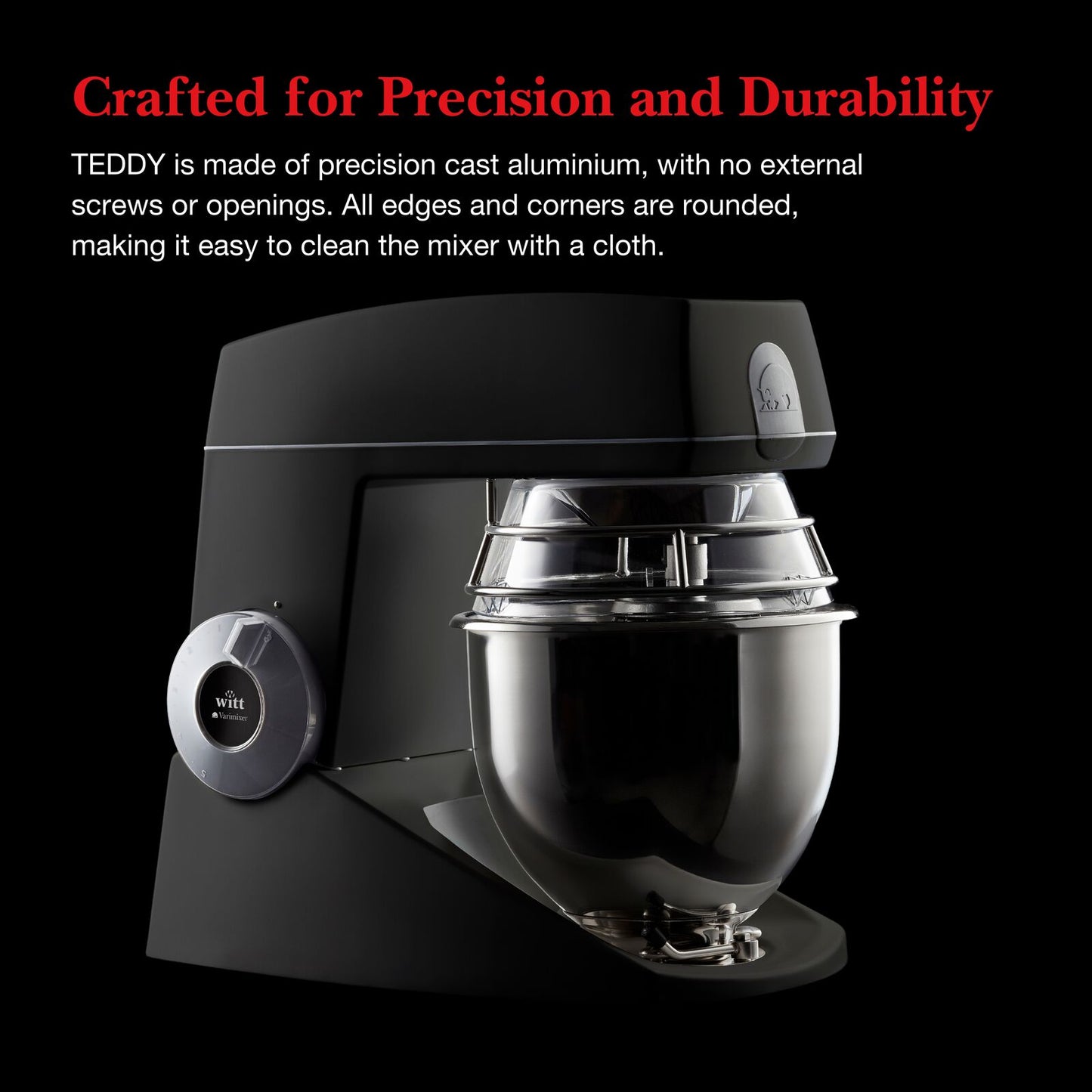 Witt Varimixer TEDDY Stand mixer Glossy Black