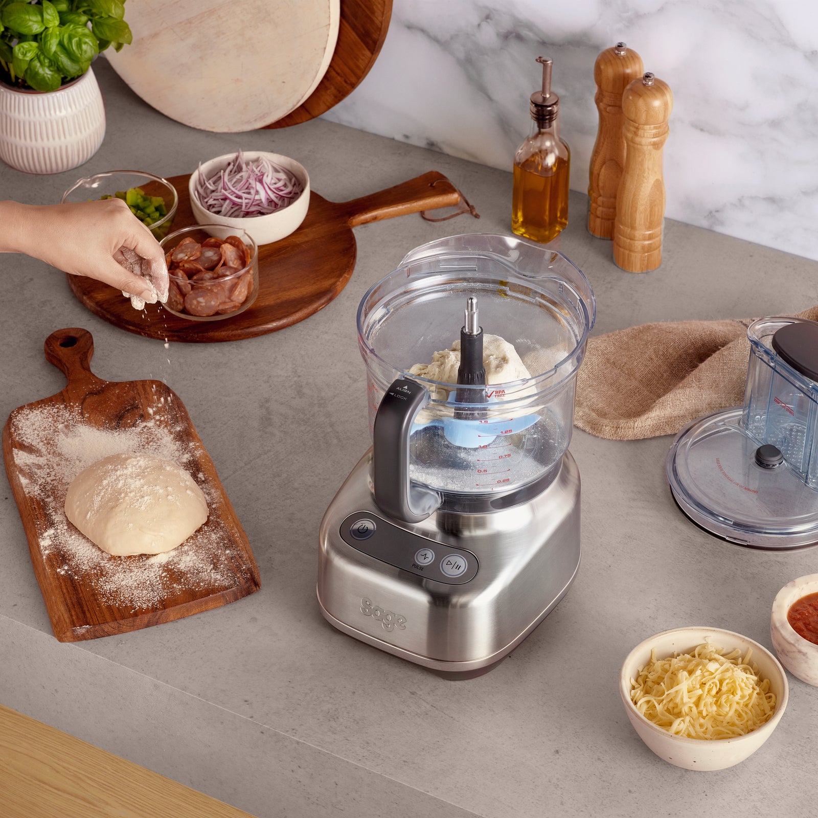 Sage SFP 638 BSS Food processor Brushed Stainless Steel