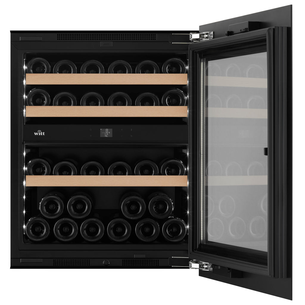 Witt WIU6070P-2B33 Integrert vinskap Svart
