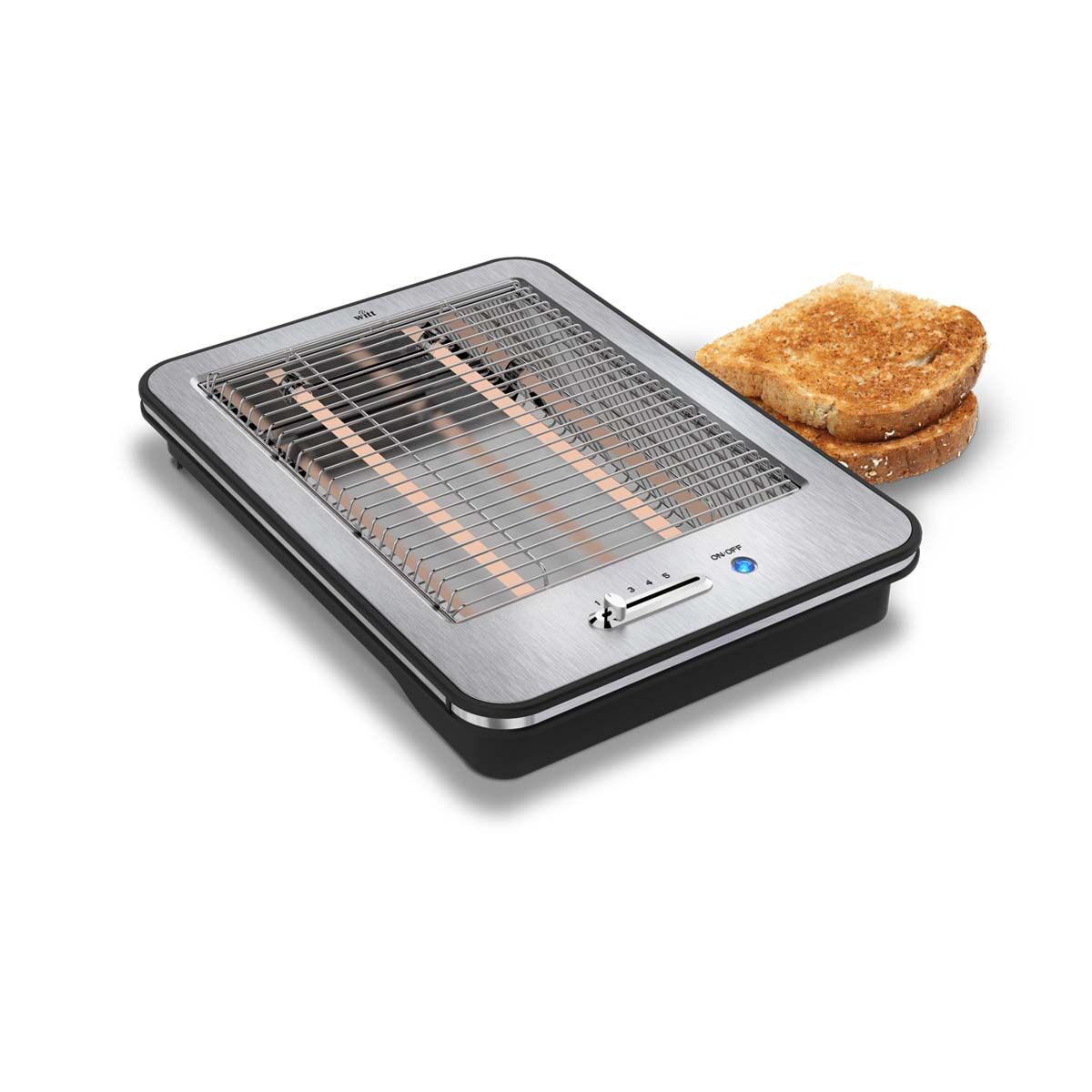 Witt Classic Flat toaster Toaster Brushed Steel